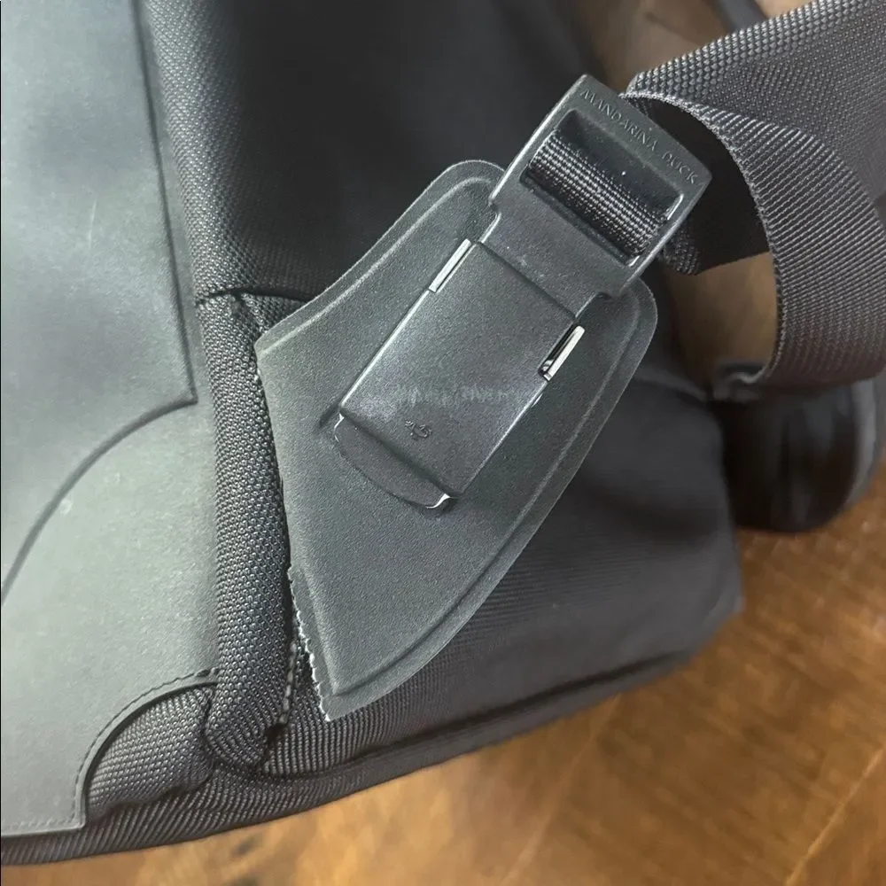 Mandarina Duck Black Nylon Polyester Work Bag Backpack